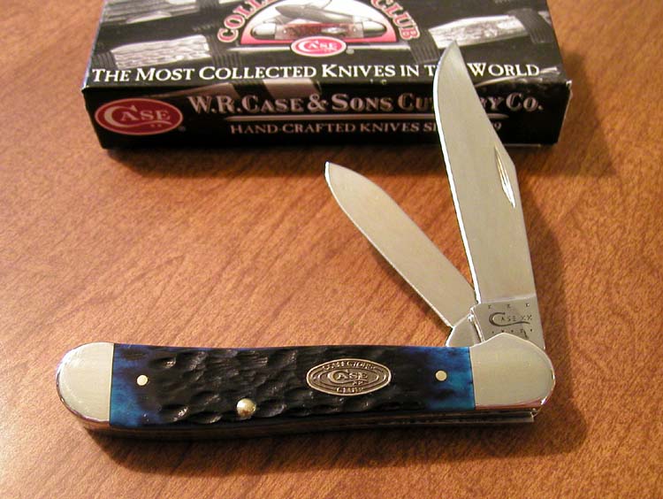 CASE OCEAN BLUE BARNBOARD KNIVES